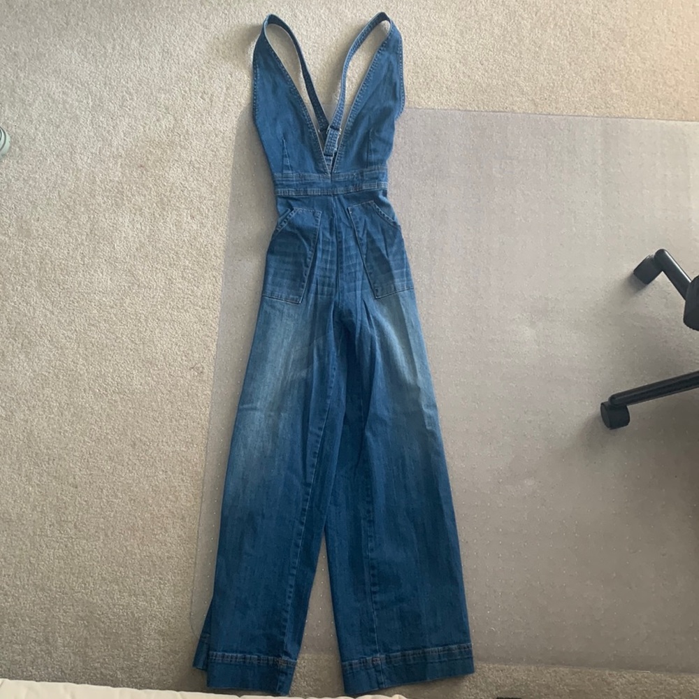 Dollhouse Jean pinafore style jumpsuit